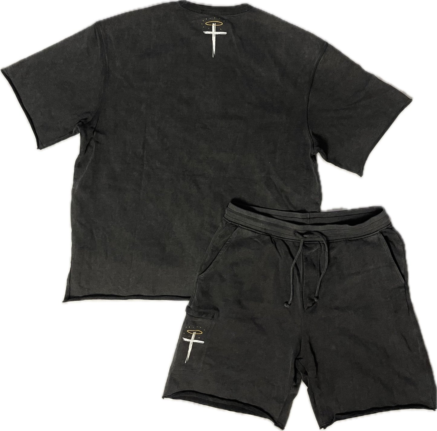 BLACK SHORT SET
