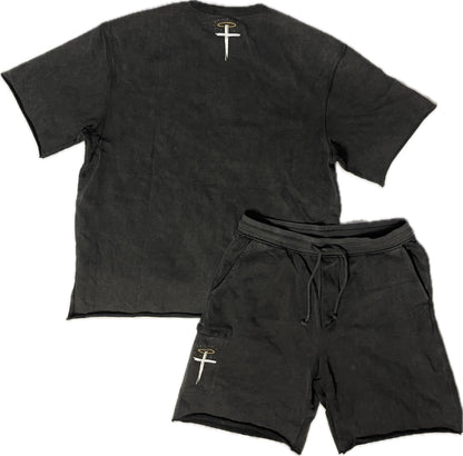 BLACK SHORT SET