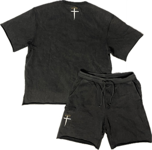 BLACK SHORT SET
